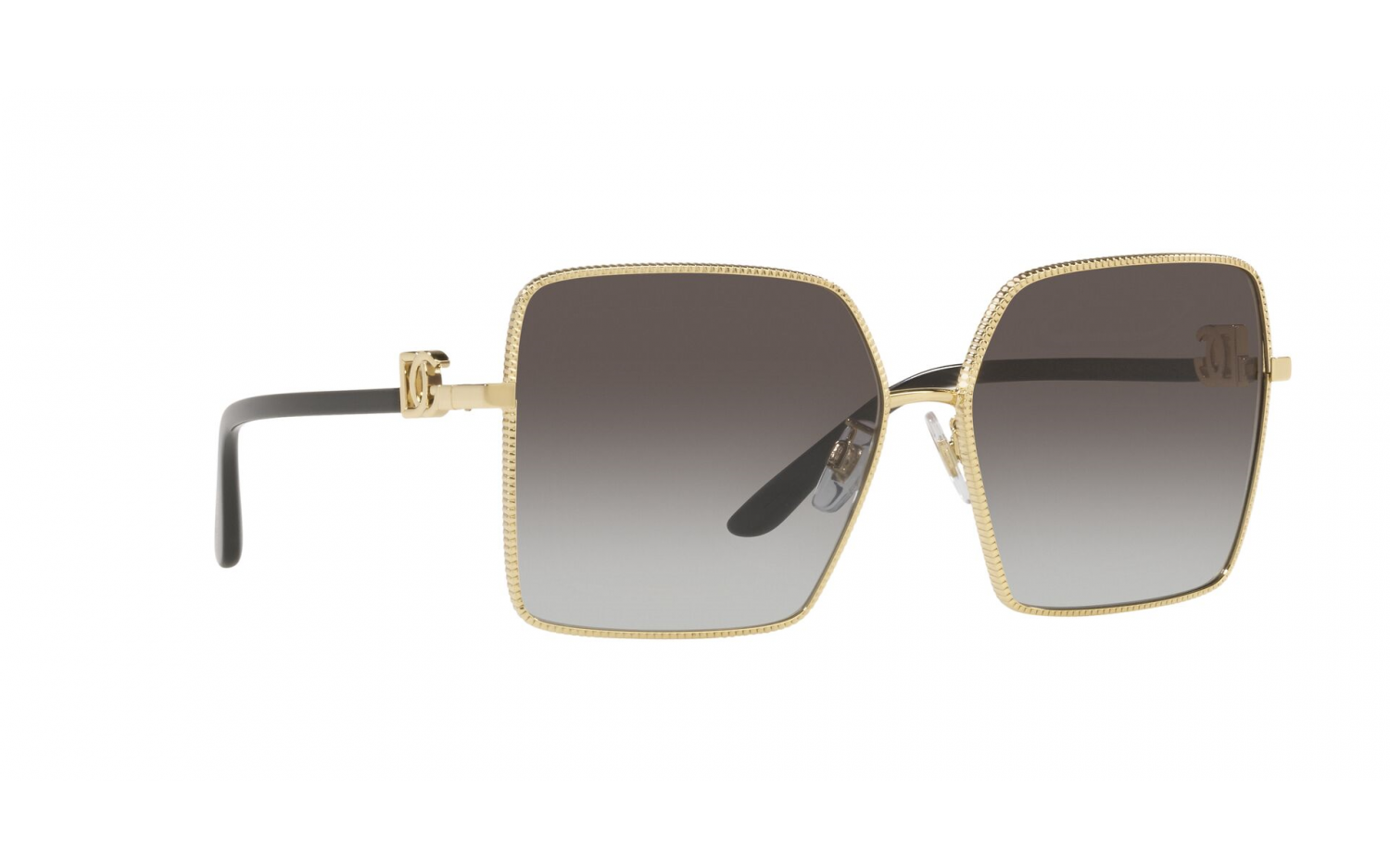 DOLCE & GABBANA 6025 Brown Oversized Butterfly Crystal
