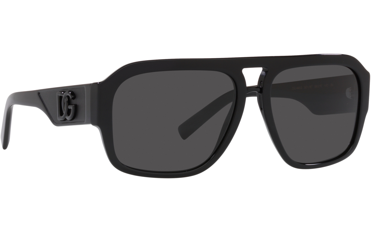 Dolce&Gabbana DG4403 58 Dark Grey & Black Sunglasses