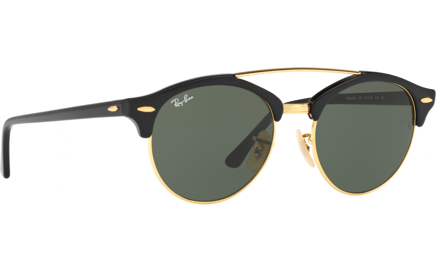 Prescription Ray Ban Clubround Double Bridge RB4346 Sunglasses