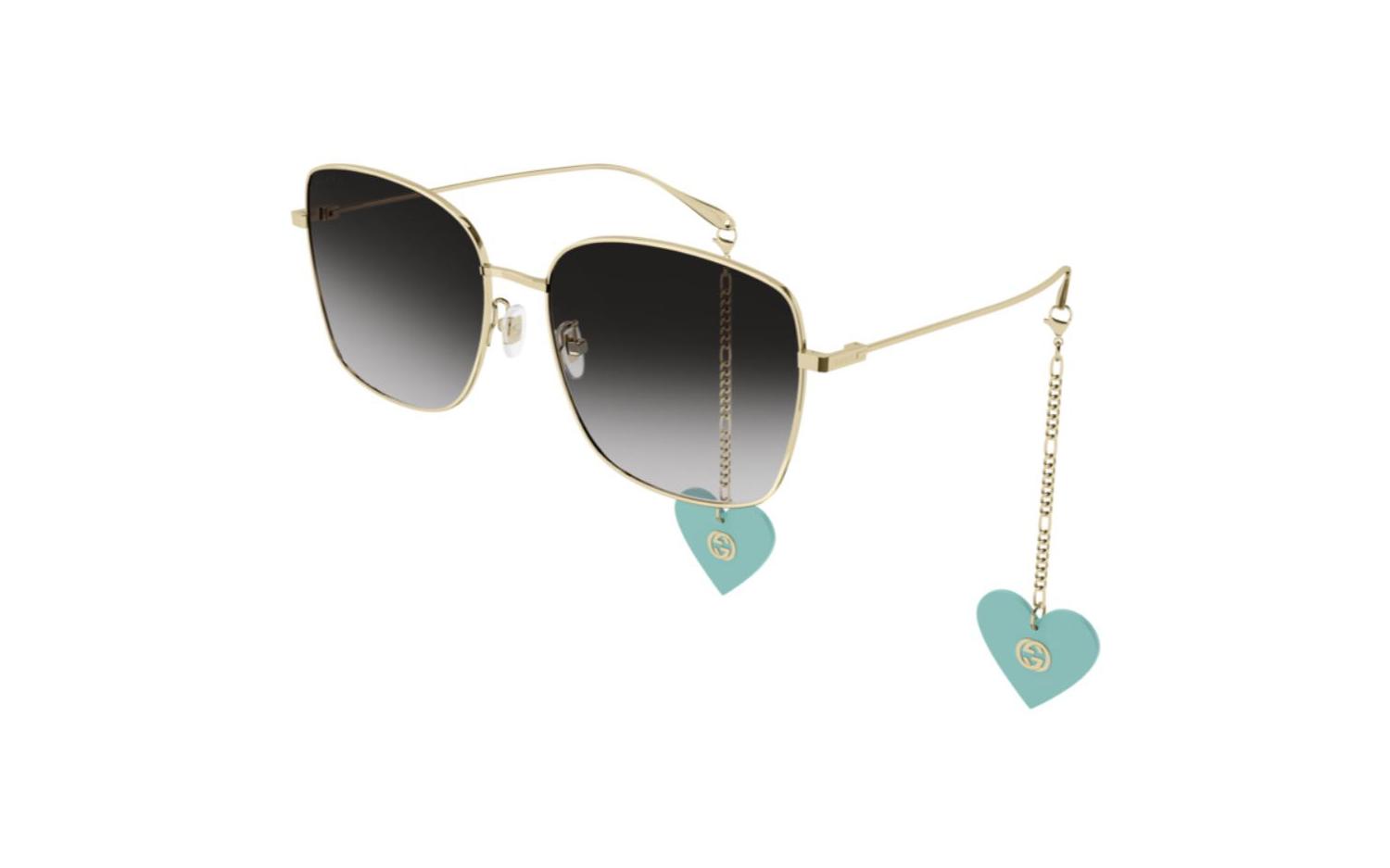 サングラス Gucci Sunglasses GG1030SK 003 Heart Chain Asian Fit 2022 NEW Gucci GG1030SK-003-60 Sunglasses 60mm 100% Authentic | eBay