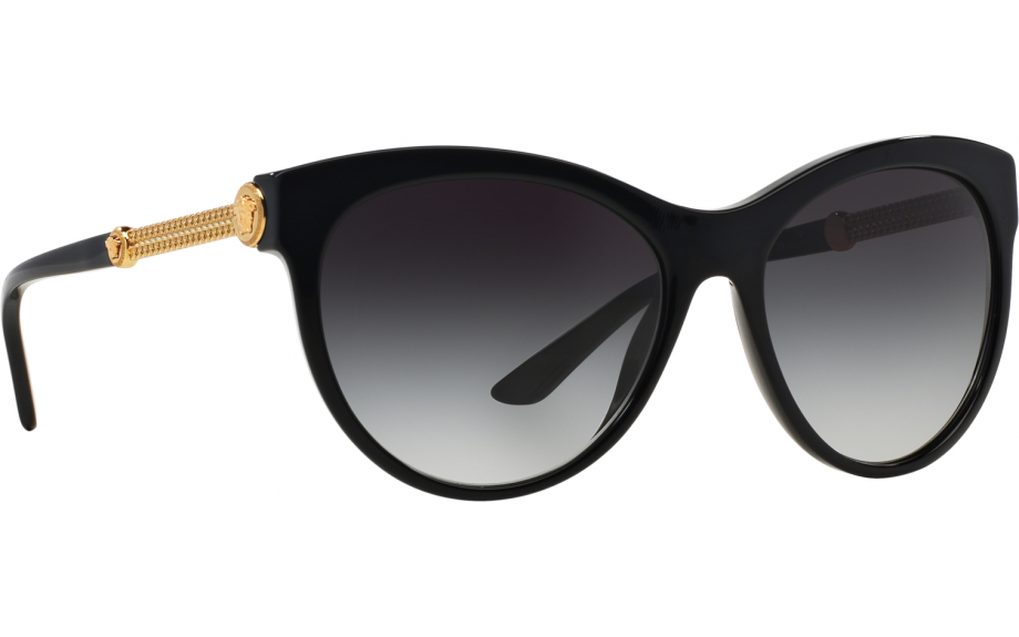 NEW Versace sunglasses BAROQUE VE4292 GB1/8G 57 Grey Gradient AUTHENTIC Cateye 